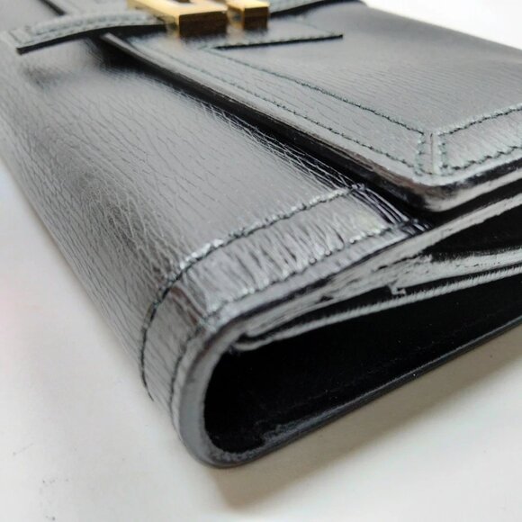 Gucci Long Wallet Black Leather 280-081825 - Picture 4 of 9